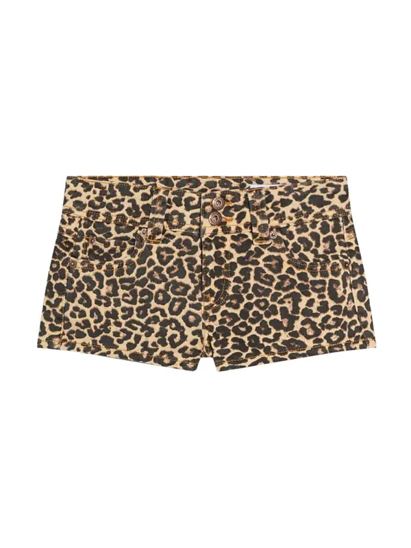 Bershka Bershka Kavbojke  rjava / kapučino / črna
