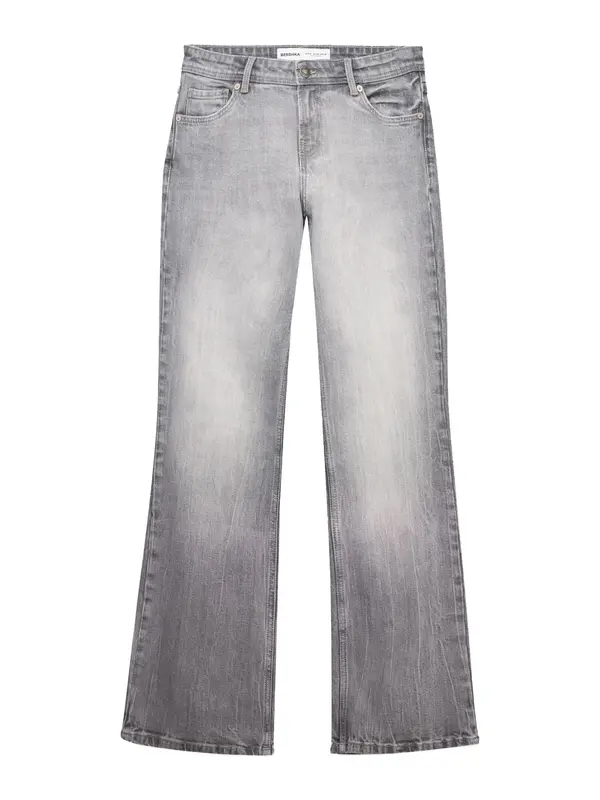 Bershka Bershka Kavbojke  siv denim