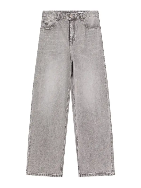 Bershka Bershka Kavbojke  siv denim