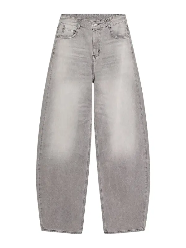 Bershka Bershka Kavbojke  siv denim
