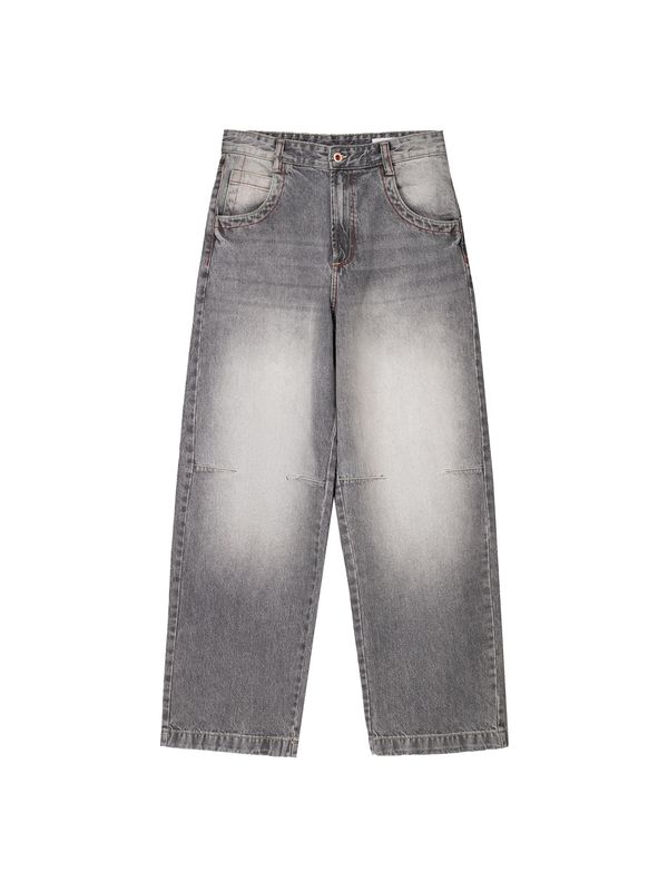 Bershka Bershka Kavbojke  siv denim