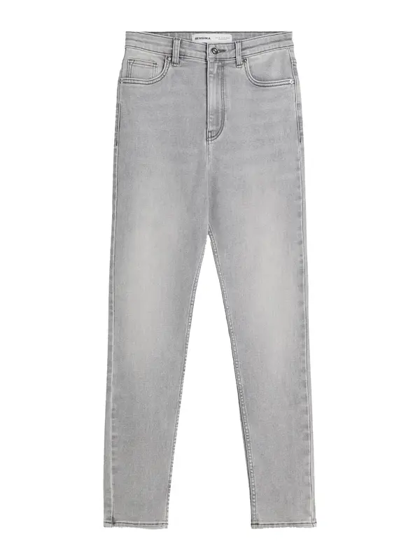 Bershka Bershka Kavbojke  siv denim