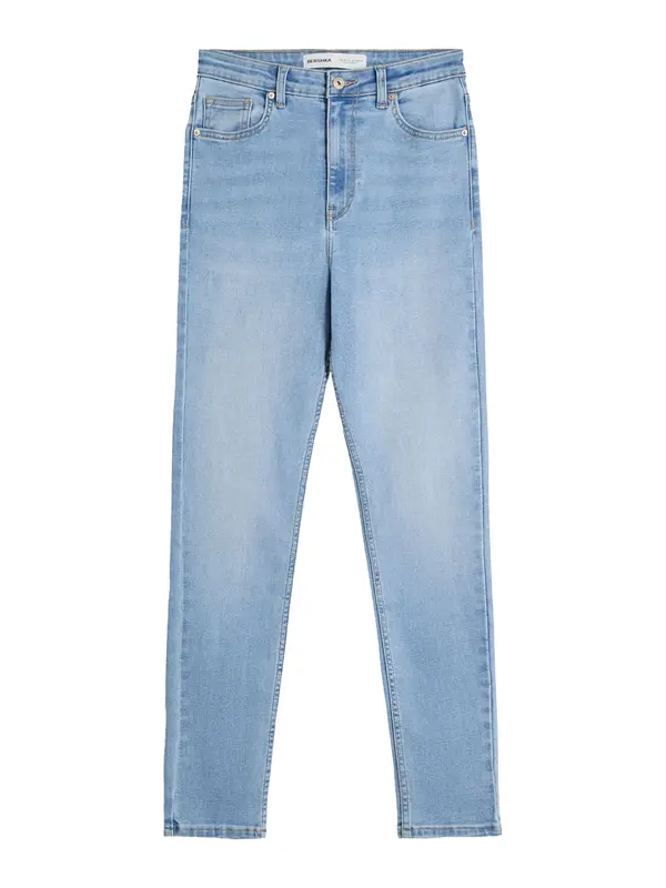 Bershka Bershka Kavbojke  svetlo modra