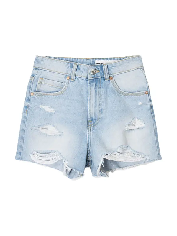 Bershka Bershka Kavbojke  svetlo modra
