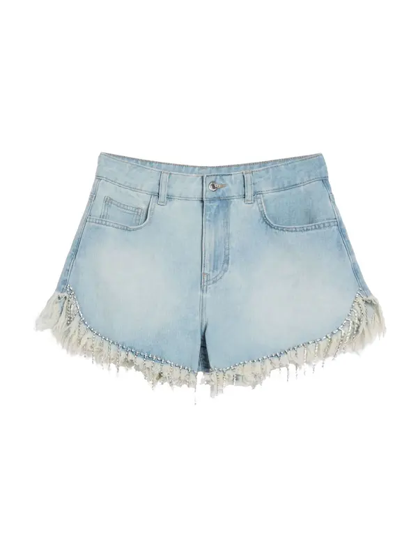 Bershka Bershka Kavbojke  svetlo modra / srebrna