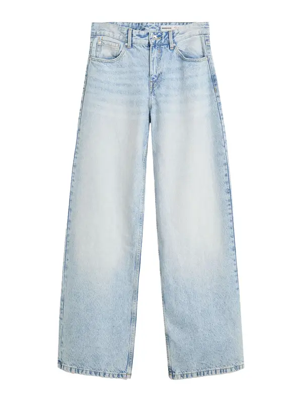 Bershka Bershka Kavbojke  svetlo modra