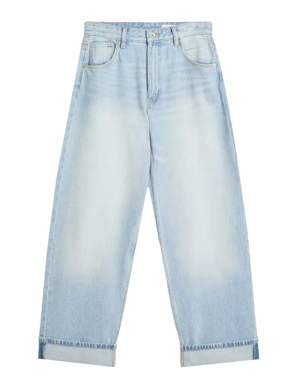 Bershka Bershka Kavbojke  svetlo modra
