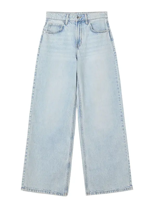 Bershka Bershka Kavbojke  svetlo modra