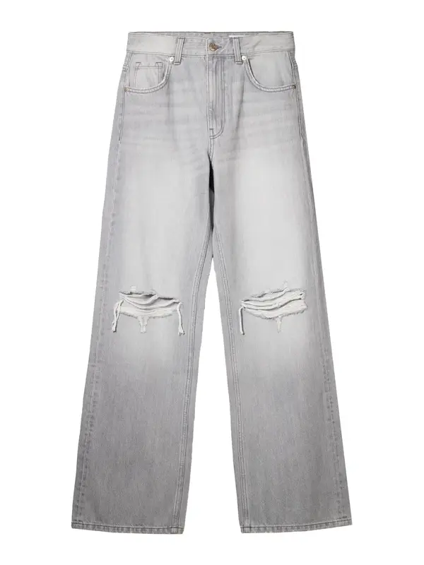 Bershka Bershka Kavbojke  svetlo siva