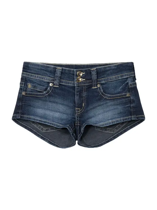 Bershka Bershka Kavbojke  temno modra