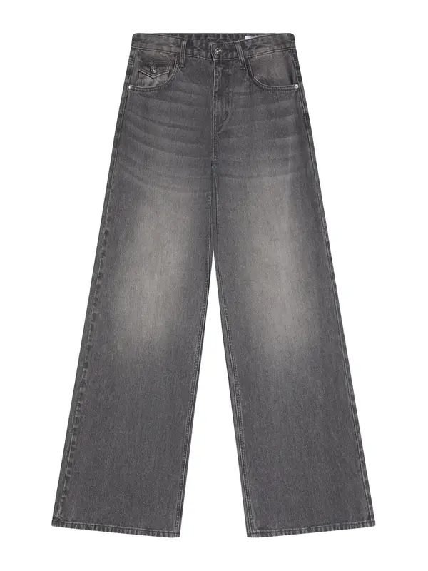 Bershka Bershka Kavbojke  temno siva