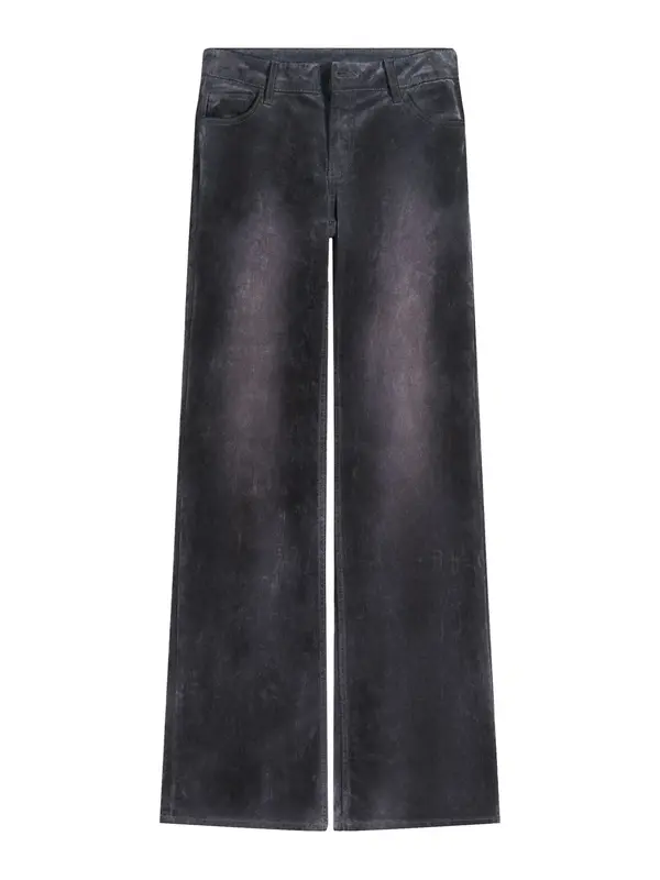 Bershka Bershka Kavbojke  temno siva