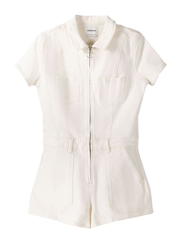 Bershka Bershka Kombinezon  svetlo bež
