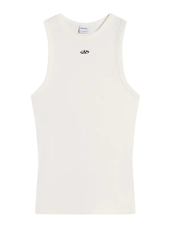 Bershka Bershka Majica  bela
