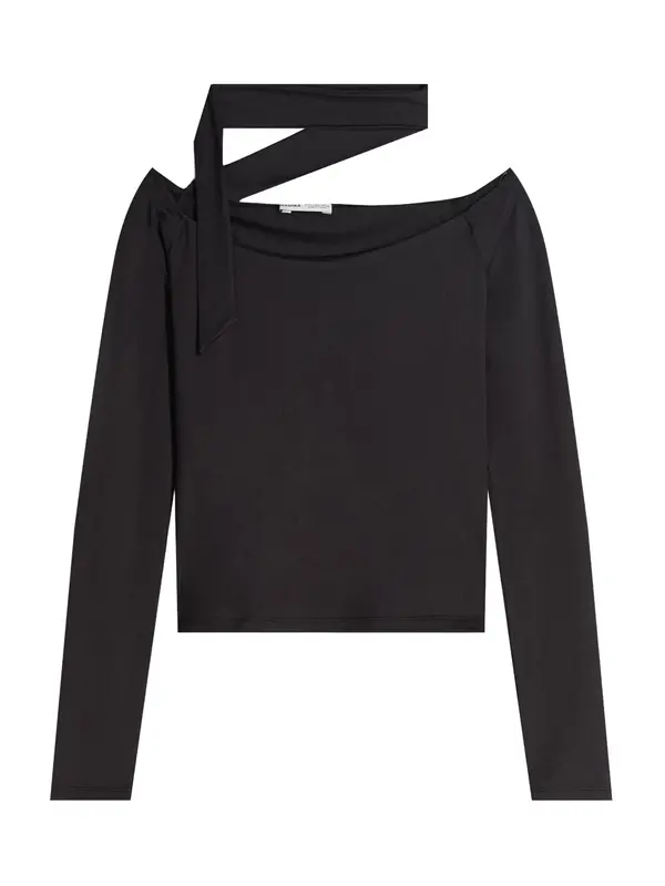 Bershka Bershka Majica  črna
