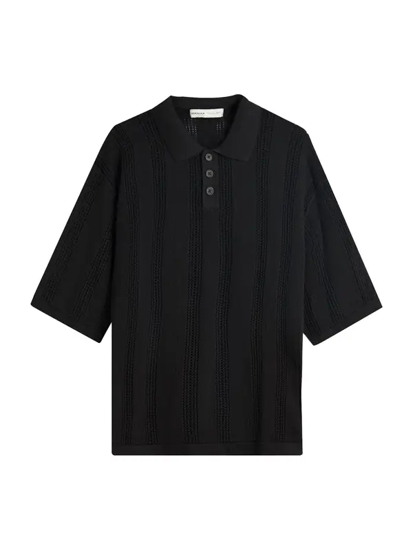 Bershka Bershka Majica  črna