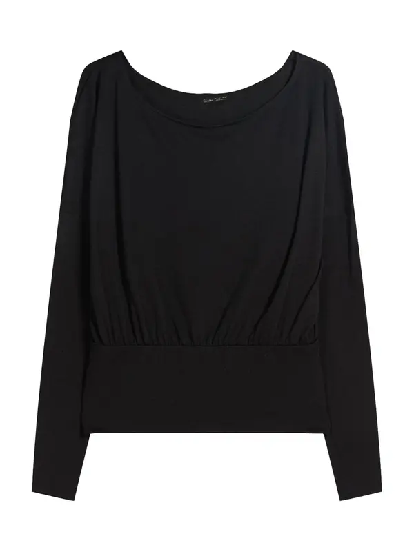 Bershka Bershka Majica  črna