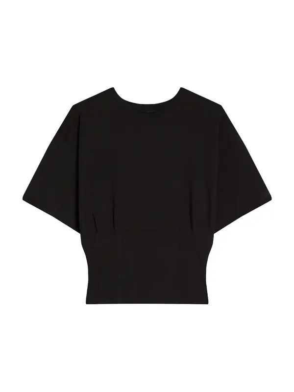 Bershka Bershka Majica 'EFECTO CORSE'  črna