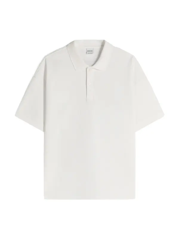Bershka Bershka Majica 'INTERLOCK'  off-bela