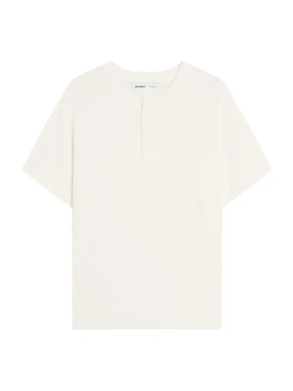 Bershka Bershka Majica  naravno bela