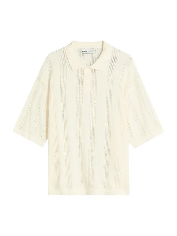 Bershka Bershka Majica  off-bela