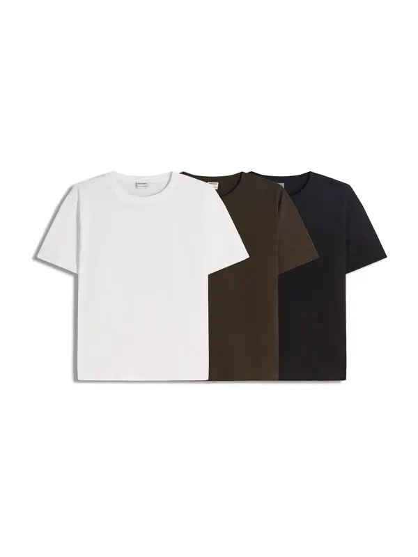 Bershka Bershka Majica  oliva / črna / bela