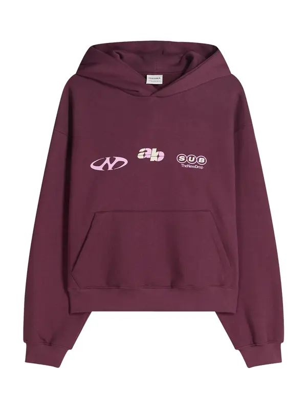 Bershka Bershka Majica  pastelno zelena / roza / burgund