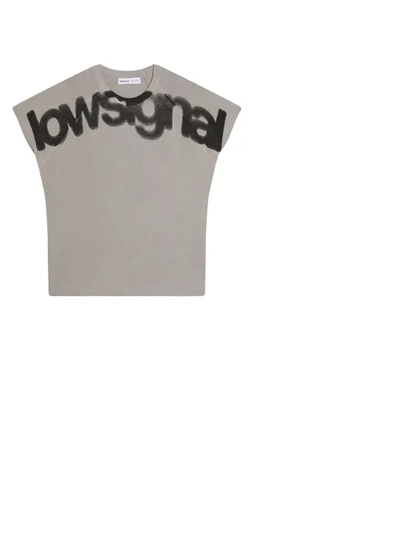 Bershka Bershka Majica  siva / črna