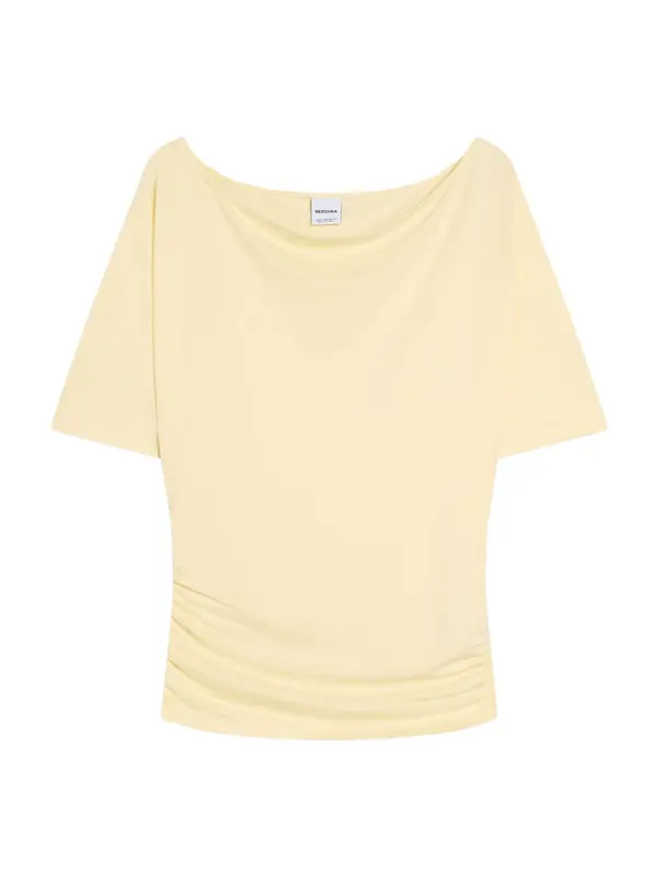 Bershka Bershka Majica  svetlo rumena