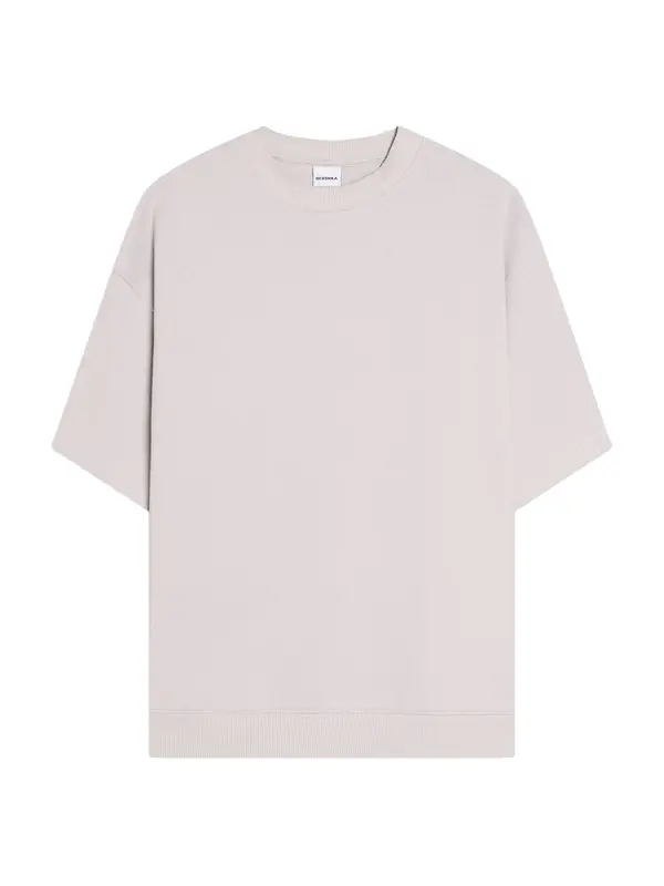 Bershka Bershka Majica  svetlo siva