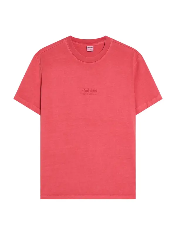 Bershka Bershka Majica 'Thug'  rdeča