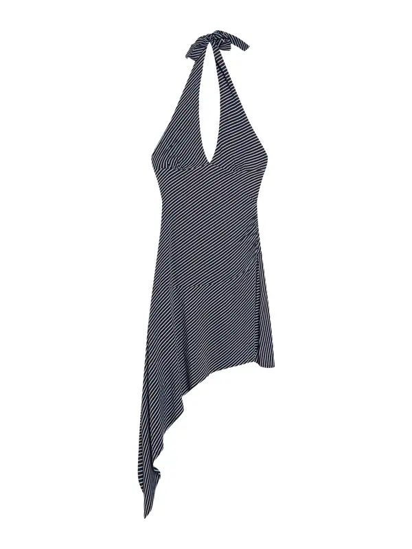 Bershka Bershka Obleka 'BLOBER-H'  marine / pastelno modra