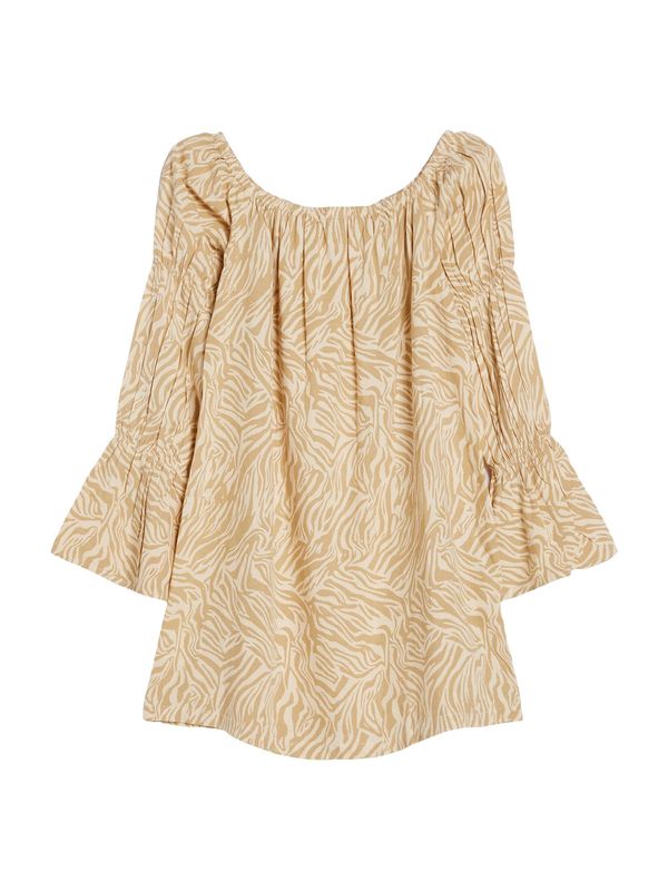 Bershka Bershka Obleka  kamela / kit