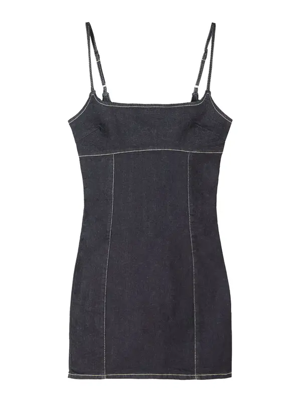 Bershka Bershka Obleka  moder denim