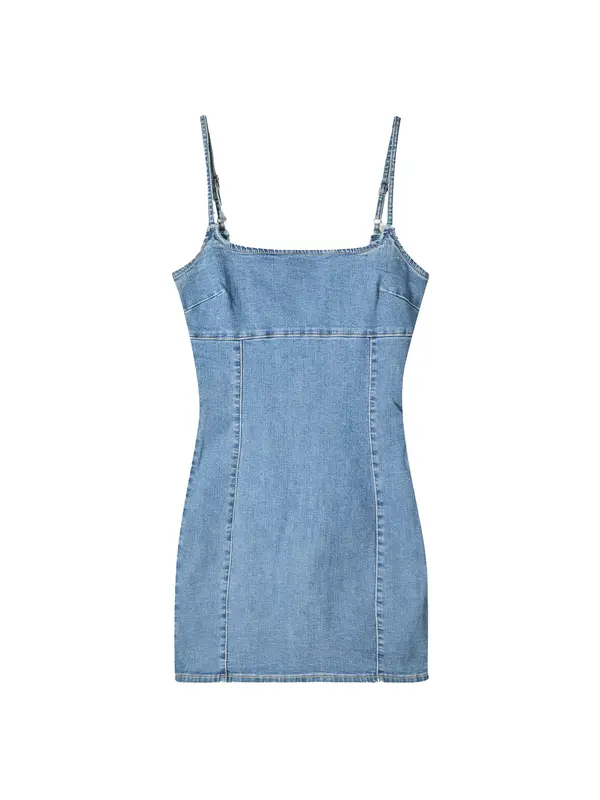 Bershka Bershka Obleka  moder denim