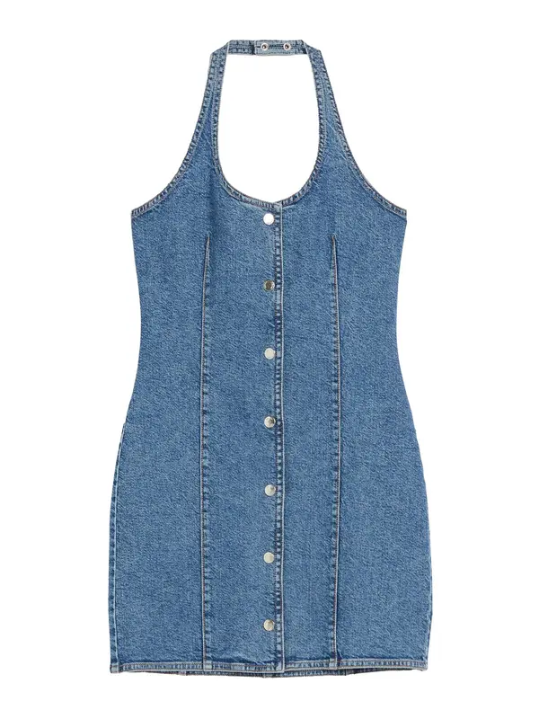 Bershka Bershka Obleka  moder denim