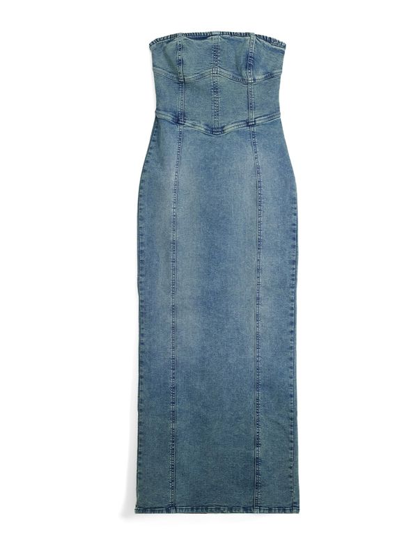 Bershka Bershka Obleka  moder denim