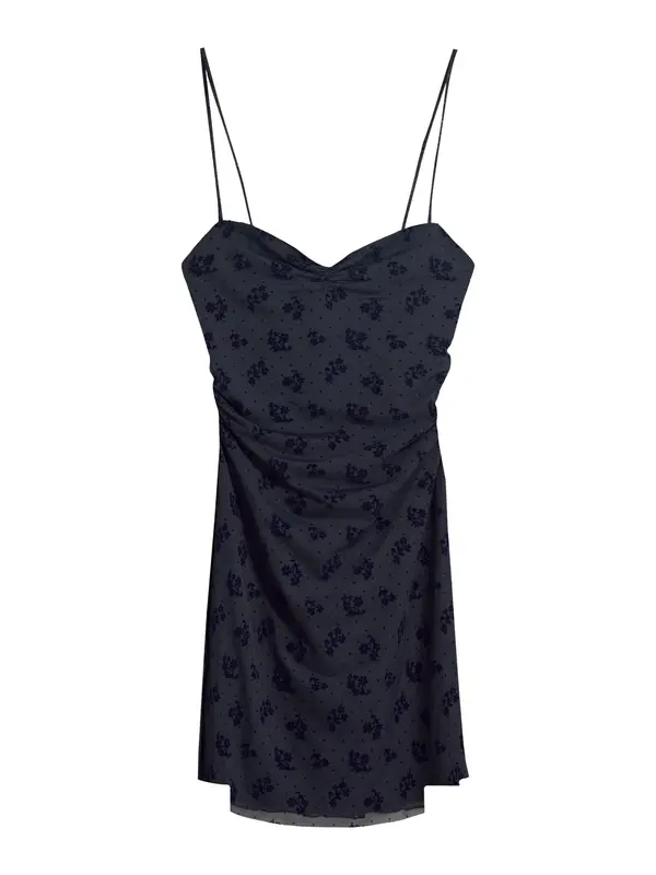 Bershka Bershka Obleka  modra / mornarska