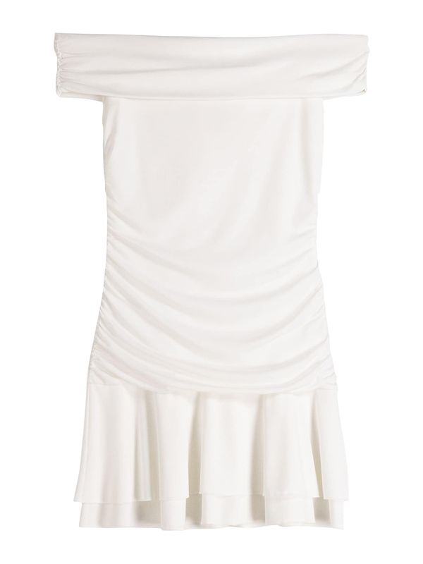 Bershka Bershka Obleka  off-bela