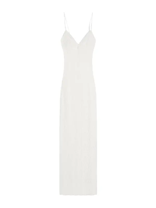 Bershka Bershka Obleka  off-bela