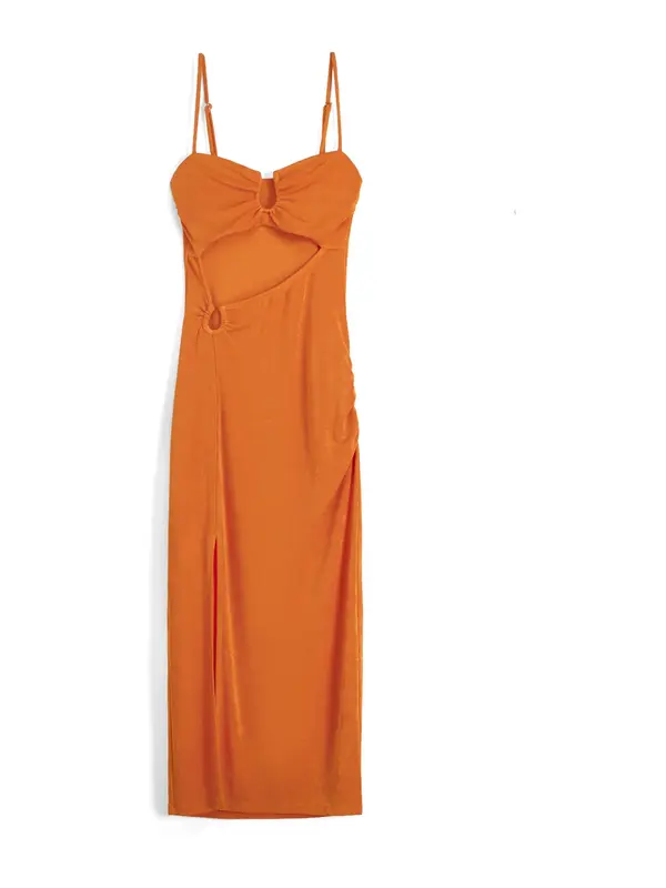 Bershka Bershka Obleka  oranžna