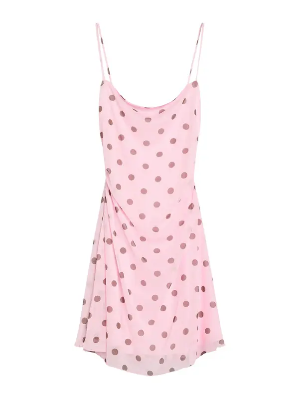 Bershka Bershka Obleka  rjava / roza