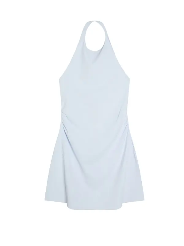 Bershka Bershka Obleka  svetlo modra