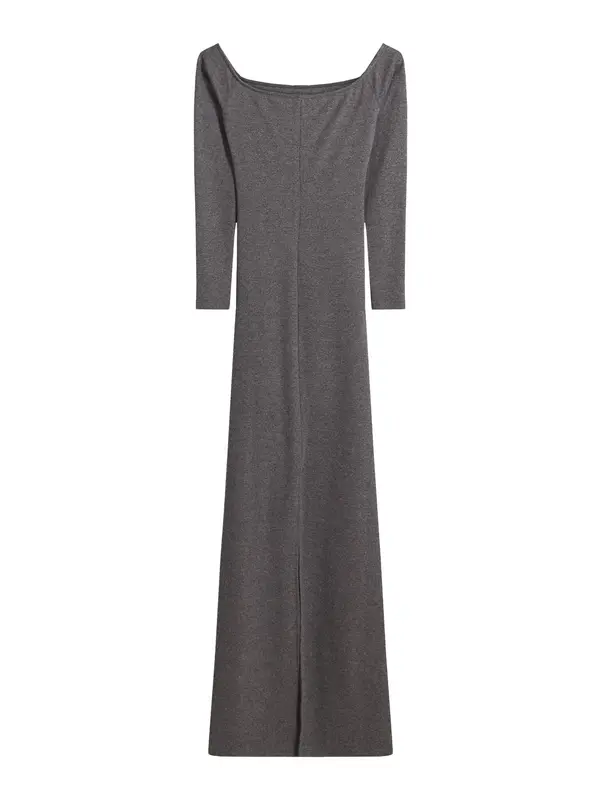 Bershka Bershka Obleka  temno siva