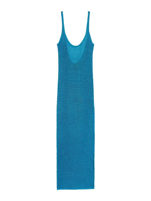 Bershka Bershka Obleka za na plažo  cijansko modra