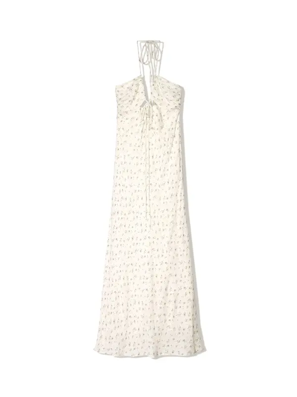 Bershka Bershka Poletna obleka  antracit / off-bela