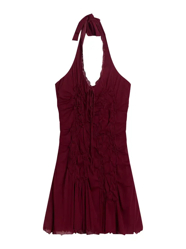 Bershka Bershka Poletna obleka  burgund