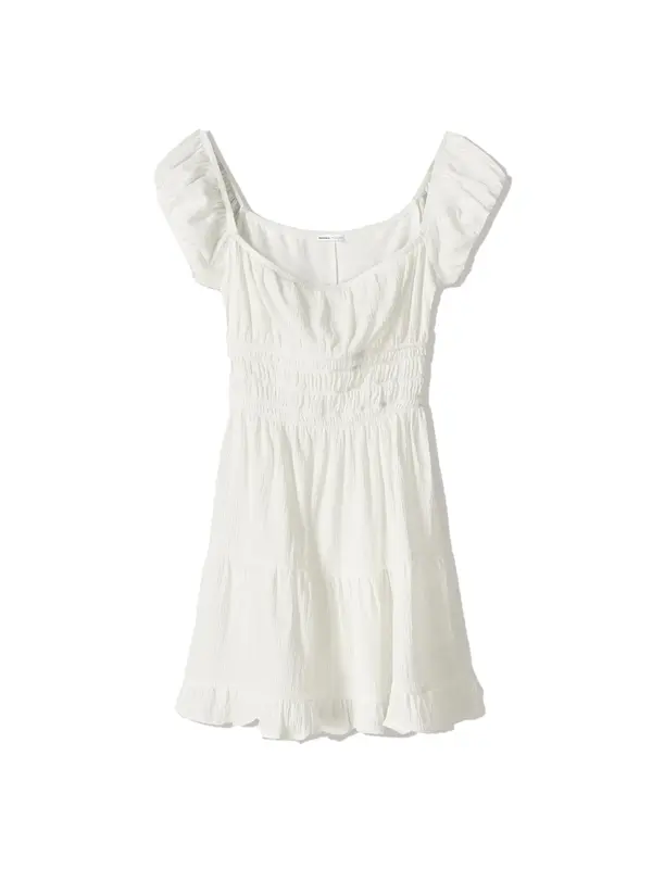 Bershka Bershka Poletna obleka  off-bela
