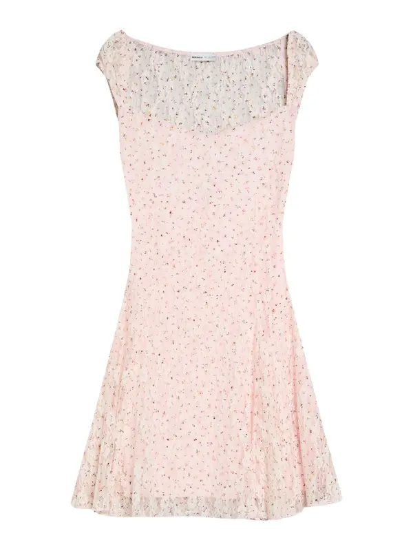 Bershka Bershka Poletna obleka  oranžna / pastelno roza / burgund