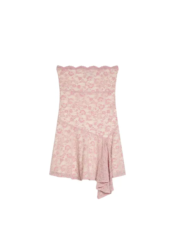 Bershka Bershka Poletna obleka  pitaja / pastelno roza